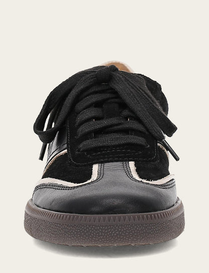 Women's Black Milly Low Lace Sneakers
