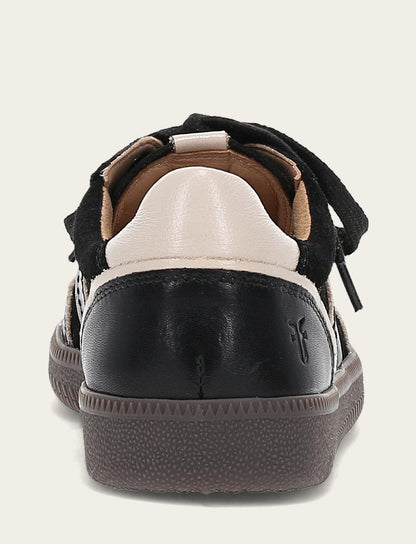 Women's Black Milly Low Lace Sneakers