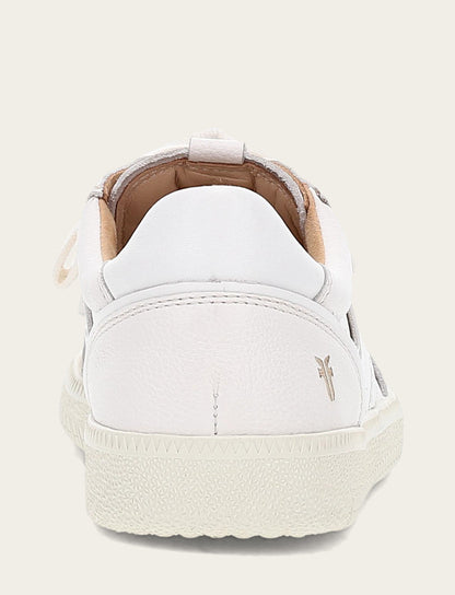Women's White Milly Low Lace Sneakers
