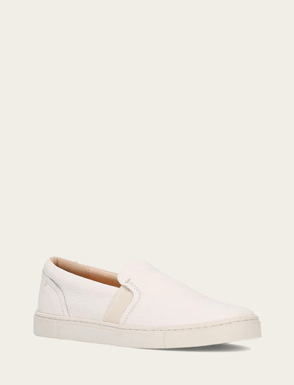 Women's White Ivy Slip On Sneakers