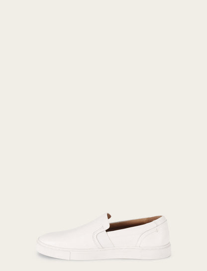 Women's White Ivy Slip On Sneakers