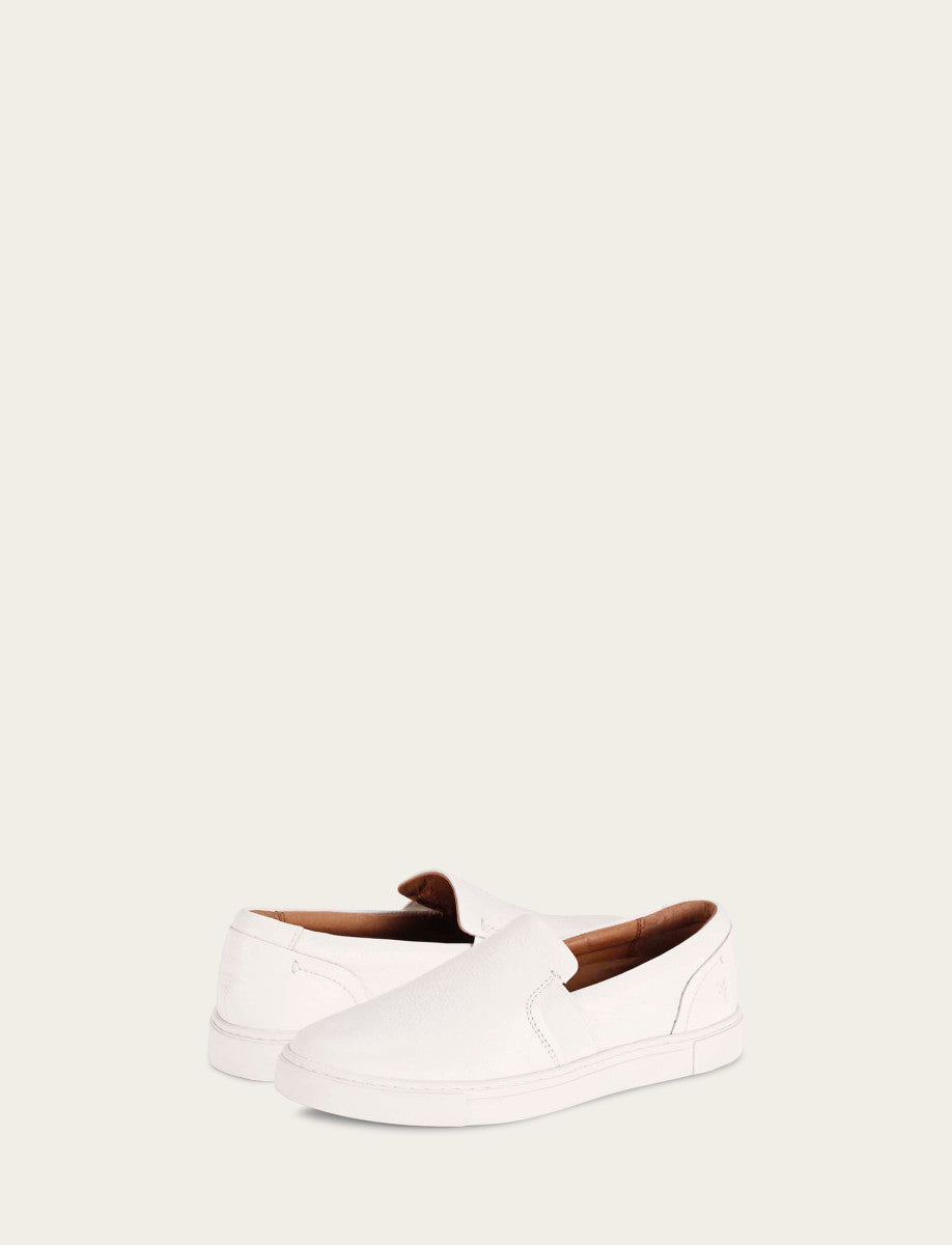 Women's White Ivy Slip On Sneakers