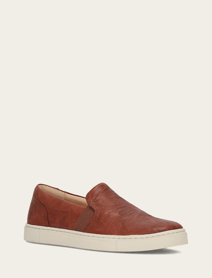Women's Cognac Ivy Slip On Sneakers