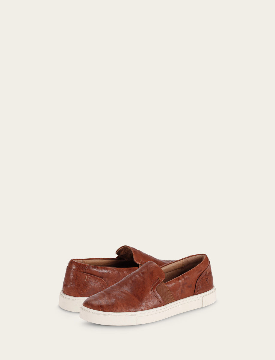 Women's Cognac Ivy Slip On Sneakers