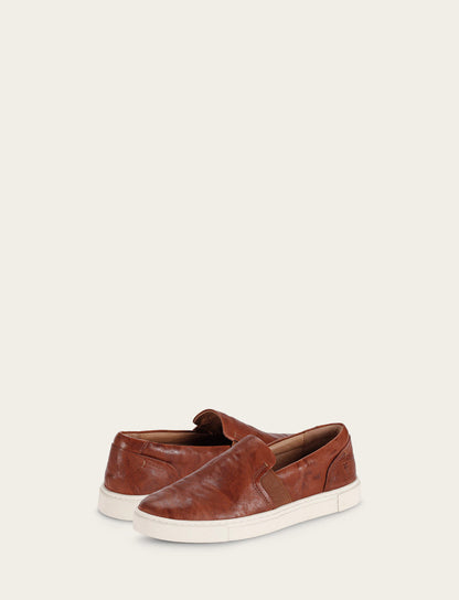 Women's Cognac Ivy Slip On Sneakers