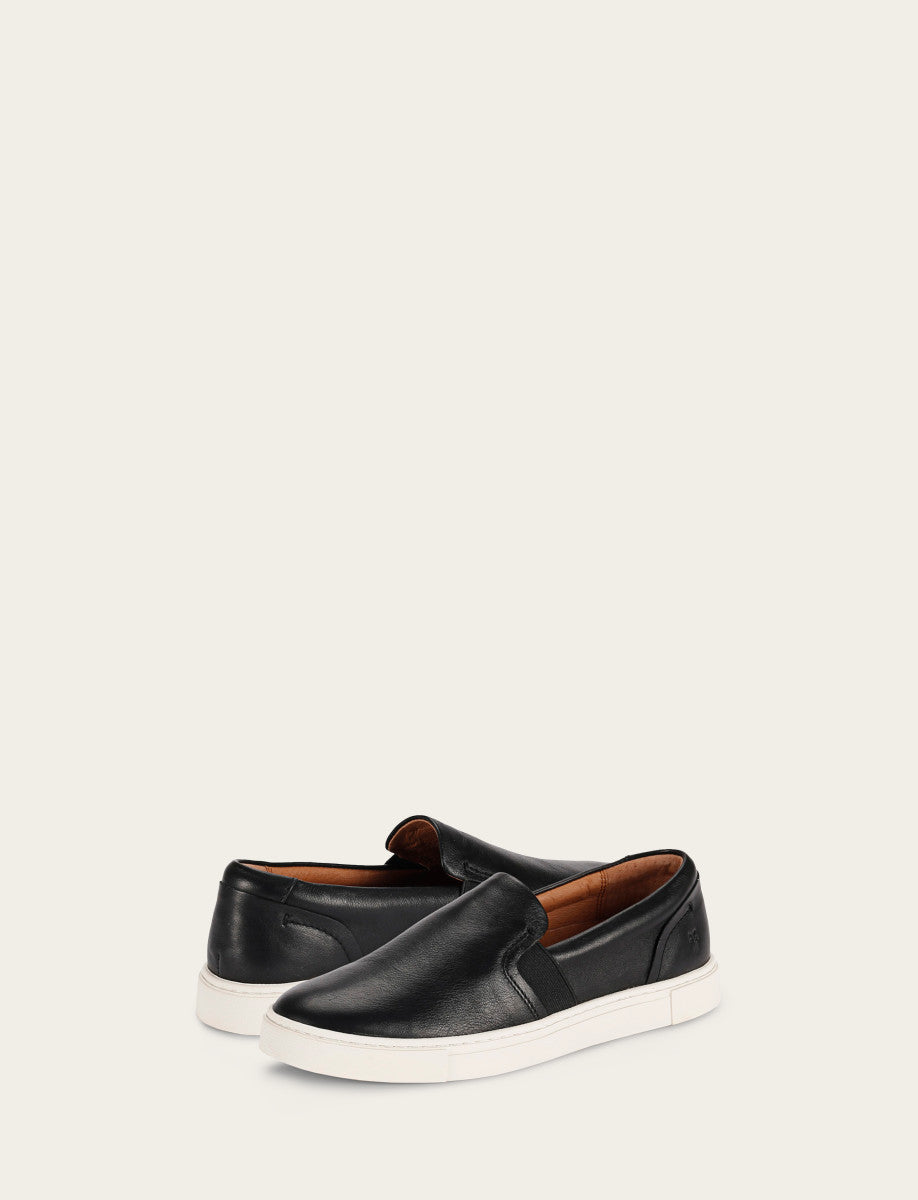 Women's Black Ivy Slip On Sneakers
