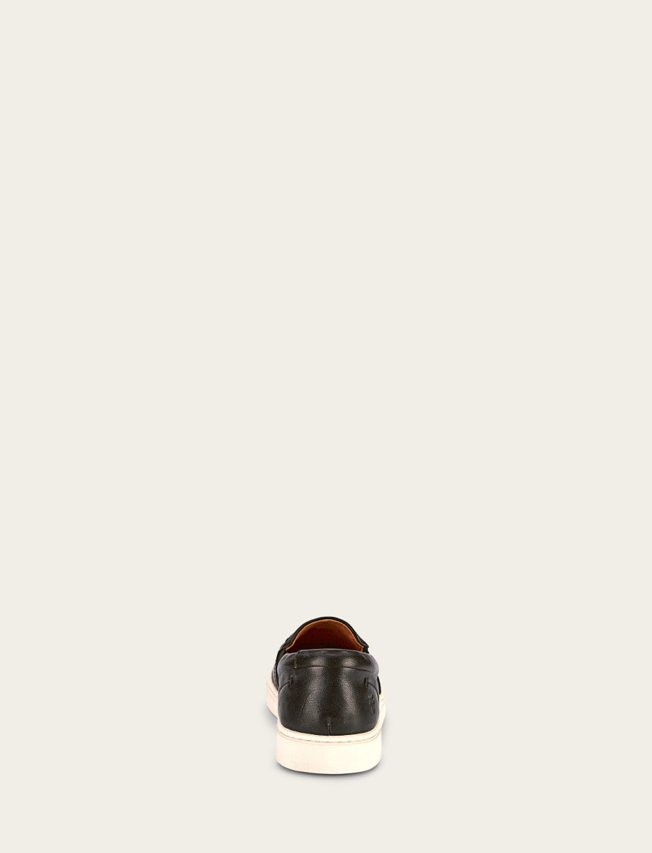 Women's Black Ivy Slip On Sneakers