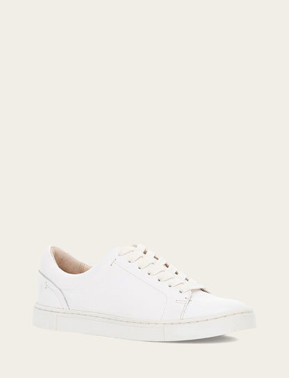 Women's White Ivy Low Lace Sneakers