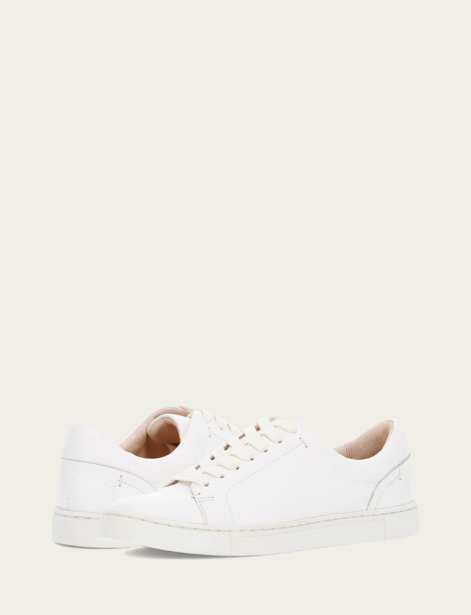 Women's White Ivy Low Lace Sneakers