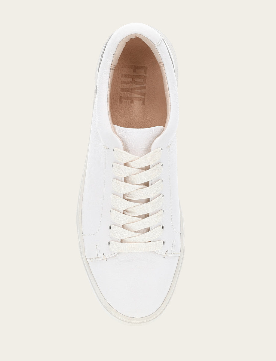 Women's White Ivy Low Lace Sneakers