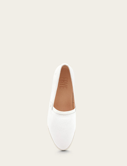 Women's White Melanie Slip On Sneakers