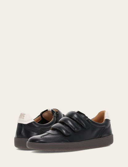 Women's Black Milly 3 Strap Sneakers