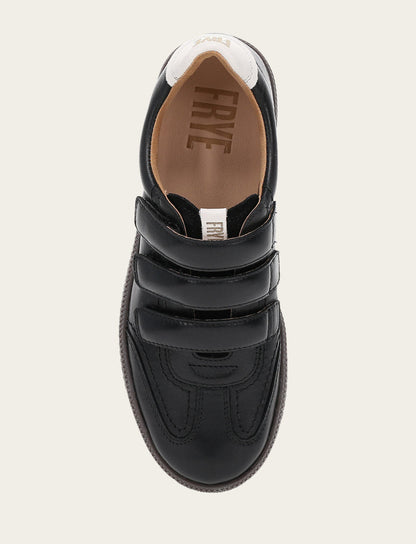 Women's Black Milly 3 Strap Sneakers