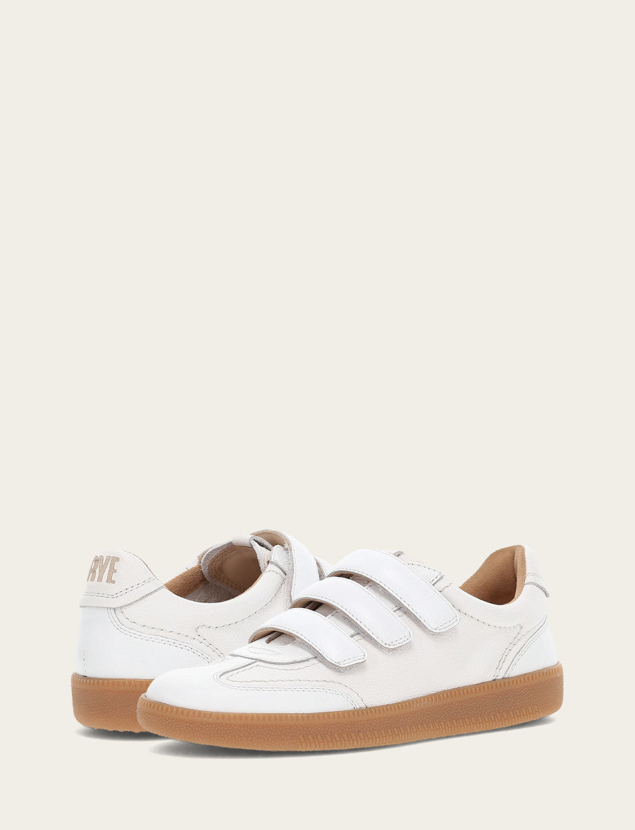 Women's White Milly 3 Strap Sneakers