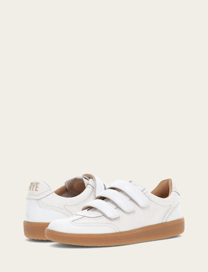 Women's White Milly 3 Strap Sneakers
