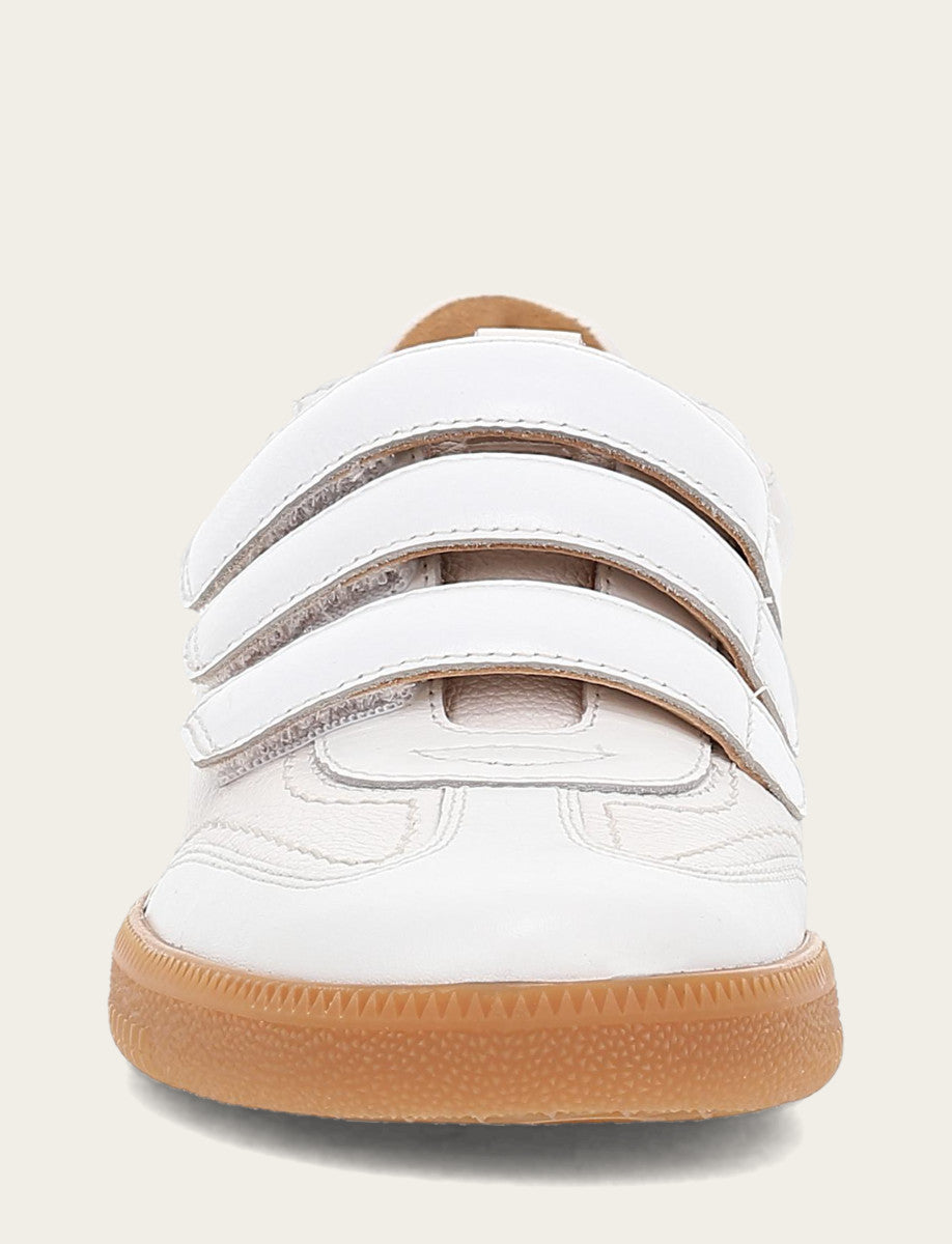 Women's White Milly 3 Strap Sneakers