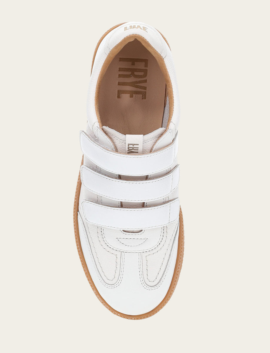 Women's White Milly 3 Strap Sneakers