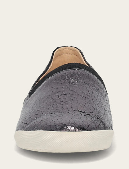 Women's Pewter Mirror Melanie Slip On Sneakers