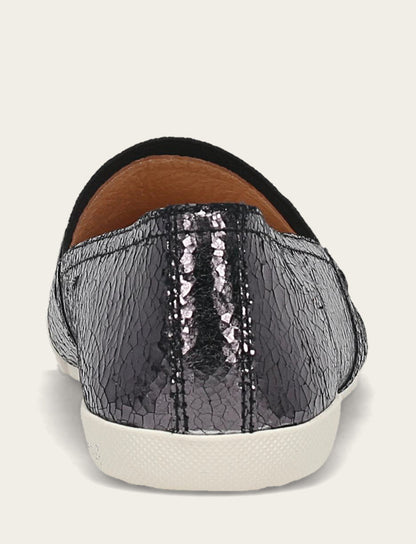 Women's Pewter Mirror Melanie Slip On Sneakers