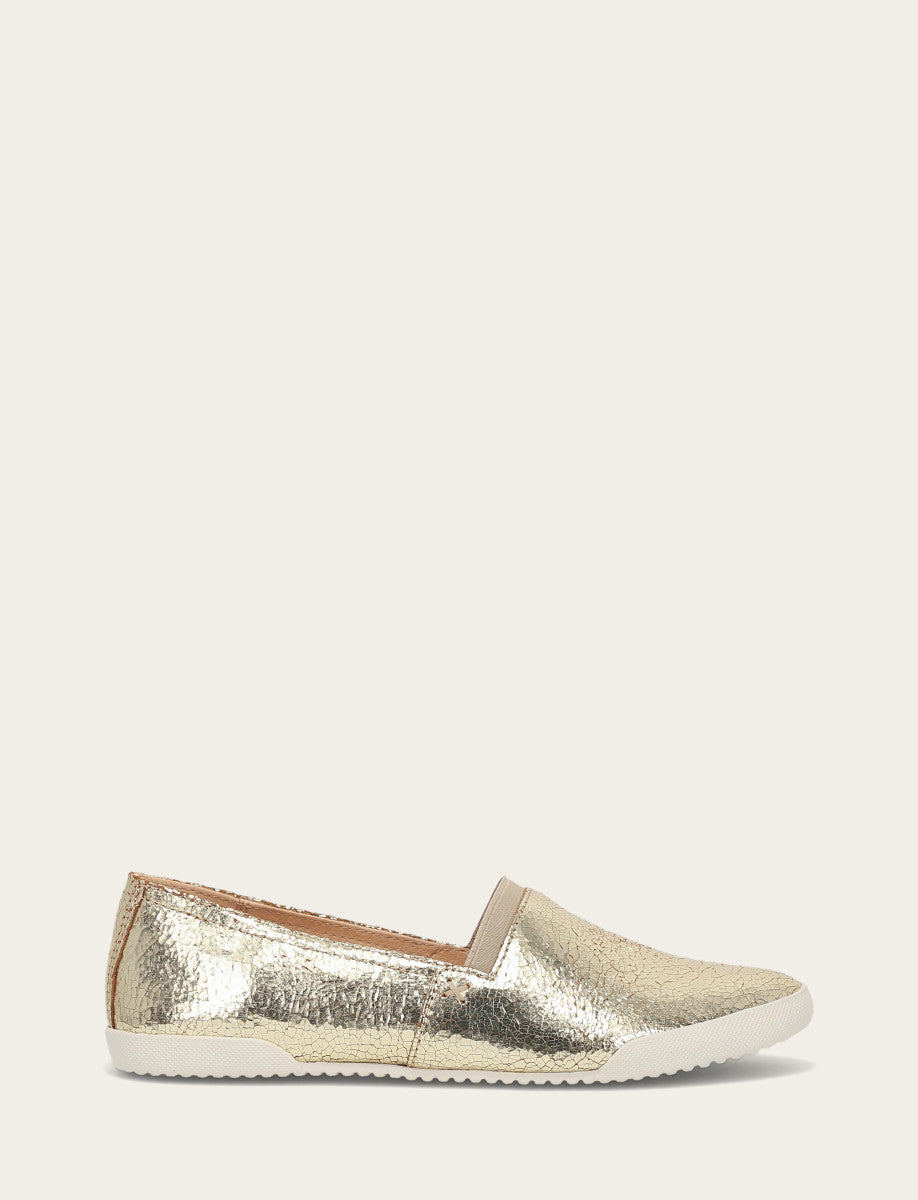 Women's Gold Mirror Melanie Slip On Sneakers