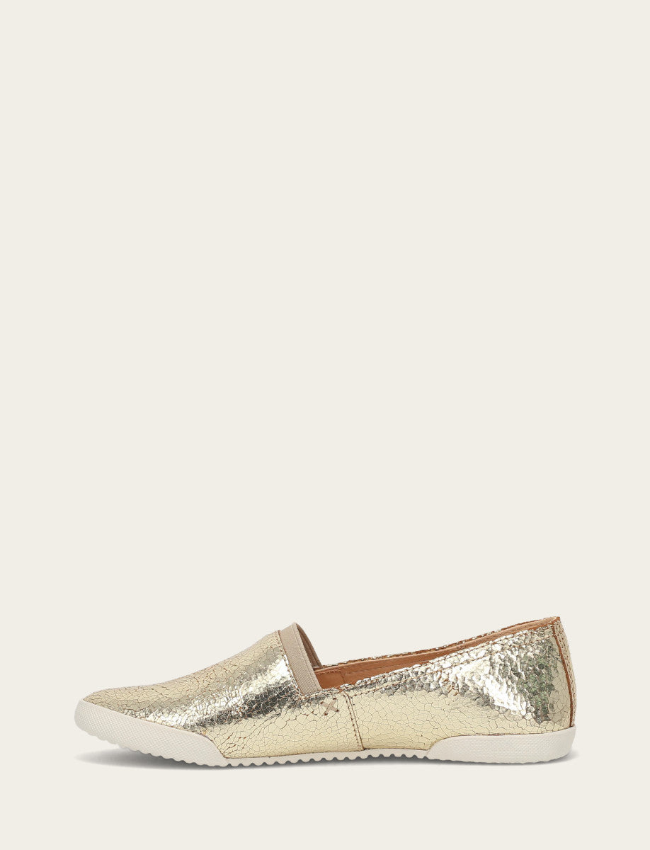 Women's Gold Mirror Melanie Slip On Sneakers