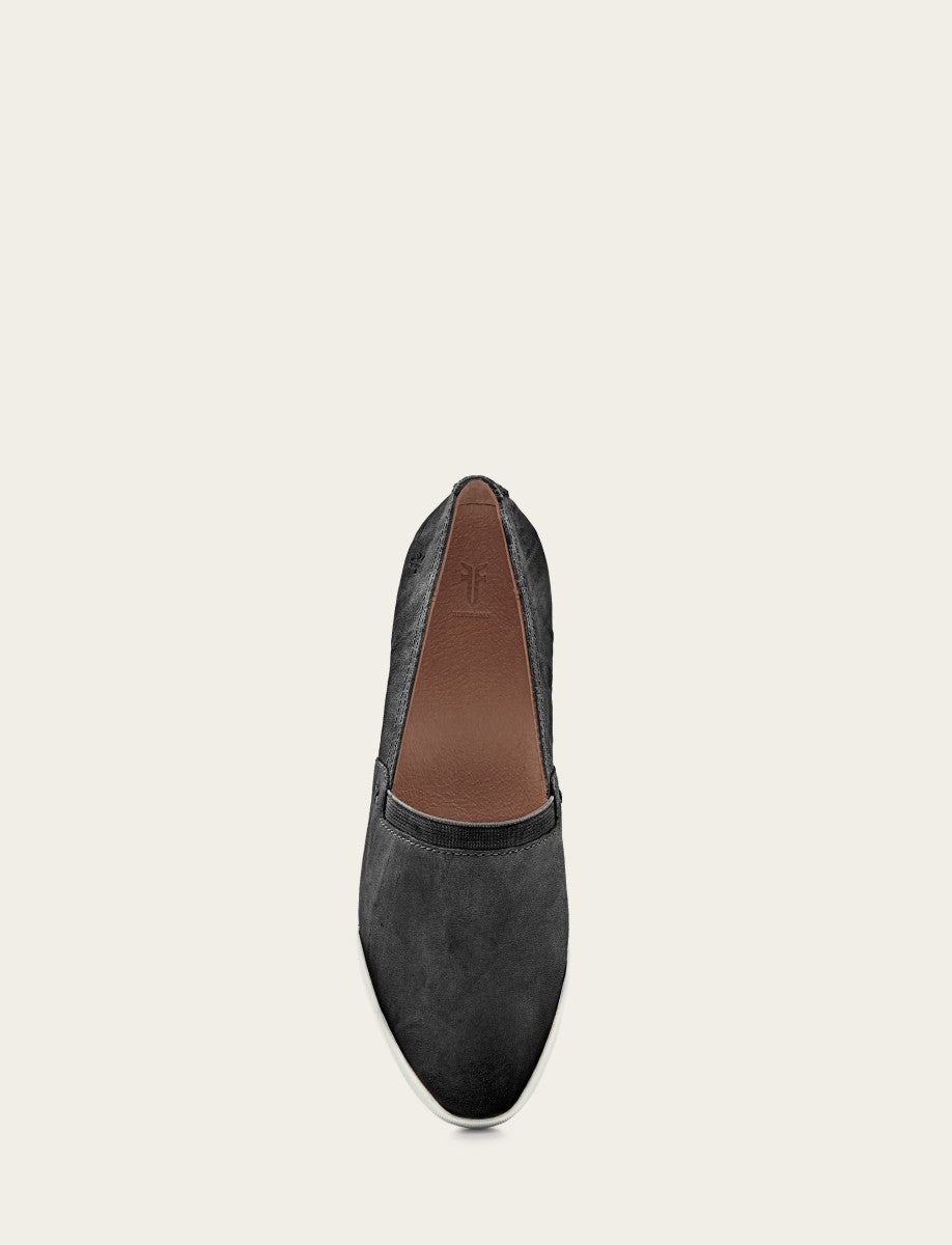 Women's Black Melanie Slip On Sneakers