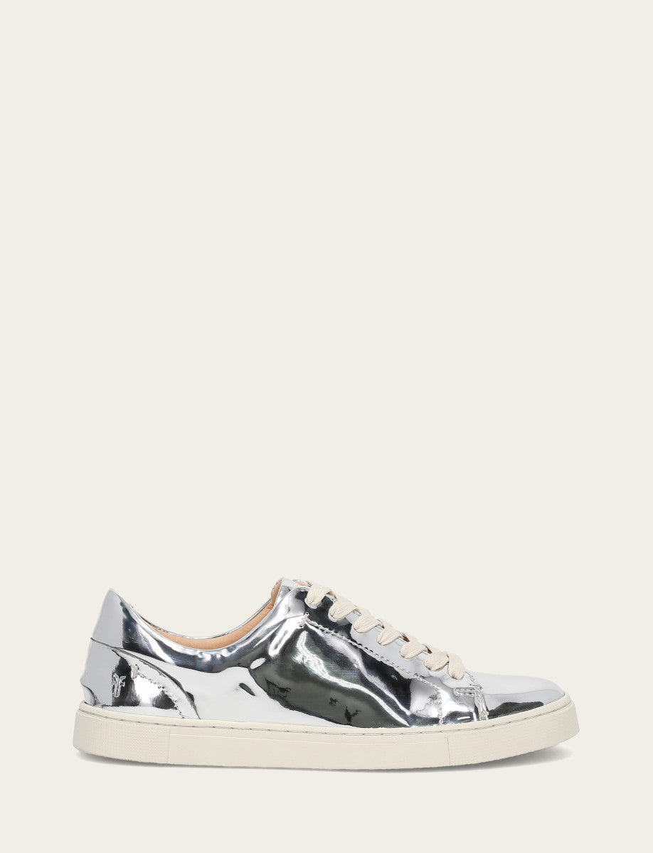 Women's Silver Ivy Low Lace Slip On Sneakers