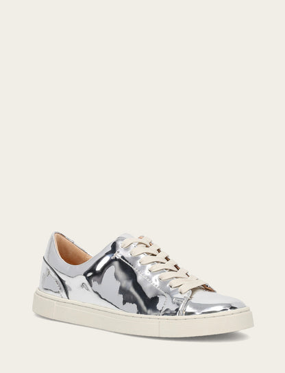 Women's Silver Ivy Low Lace Slip On Sneakers