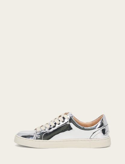 Women's Silver Ivy Low Lace Slip On Sneakers