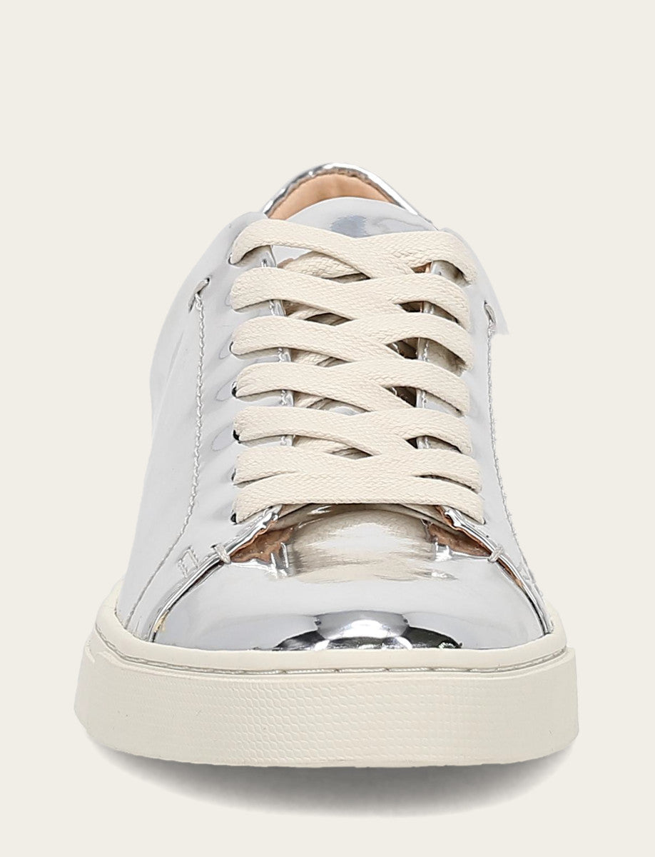 Women's Silver Ivy Low Lace Slip On Sneakers