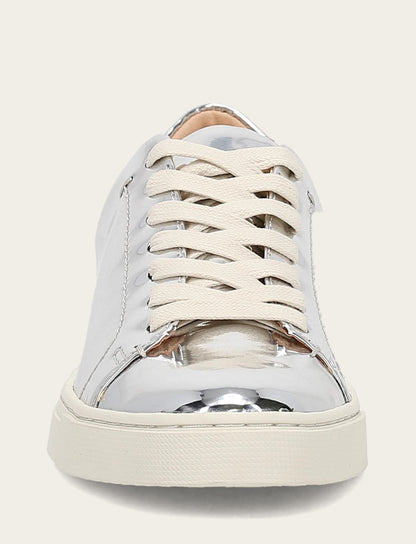 Women's Silver Ivy Low Lace Slip On Sneakers