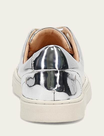 Women's Silver Ivy Low Lace Slip On Sneakers