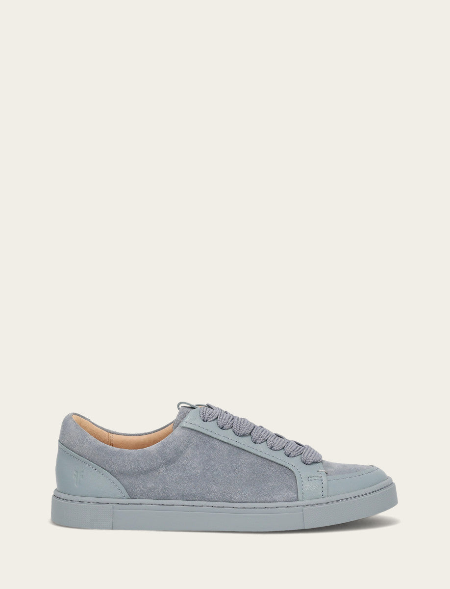 Women's Steel Blue Ivy Court Low Lace Sneakers