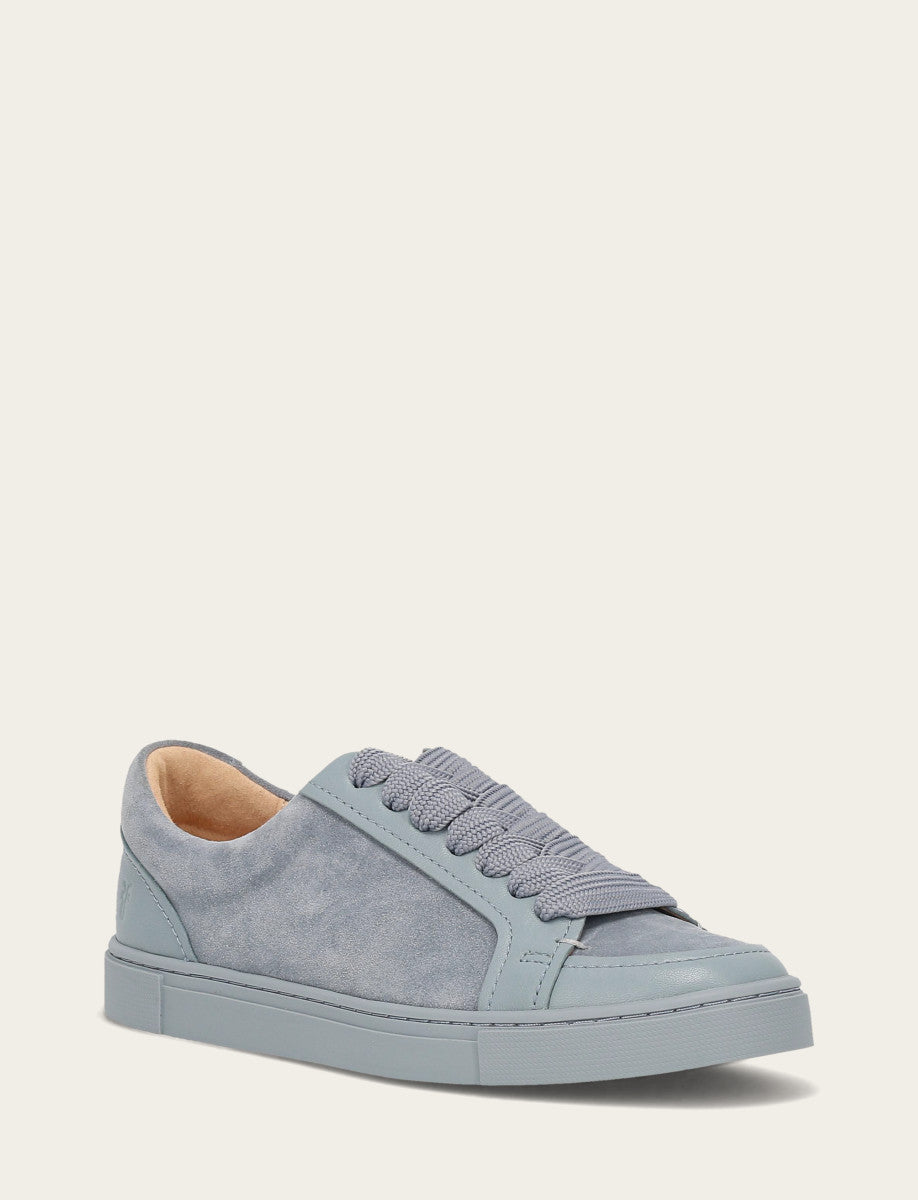 Women's Steel Blue Ivy Court Low Lace Sneakers