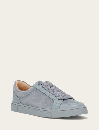 Women's Steel Blue Ivy Court Low Lace Sneakers