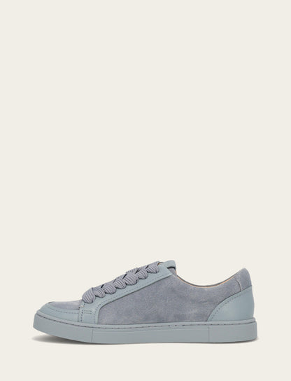 Women's Steel Blue Ivy Court Low Lace Sneakers