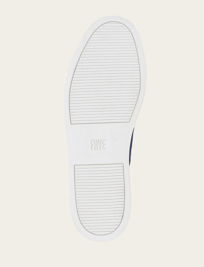 Women's Navy Ivy Canvas Low Lace Sneakers