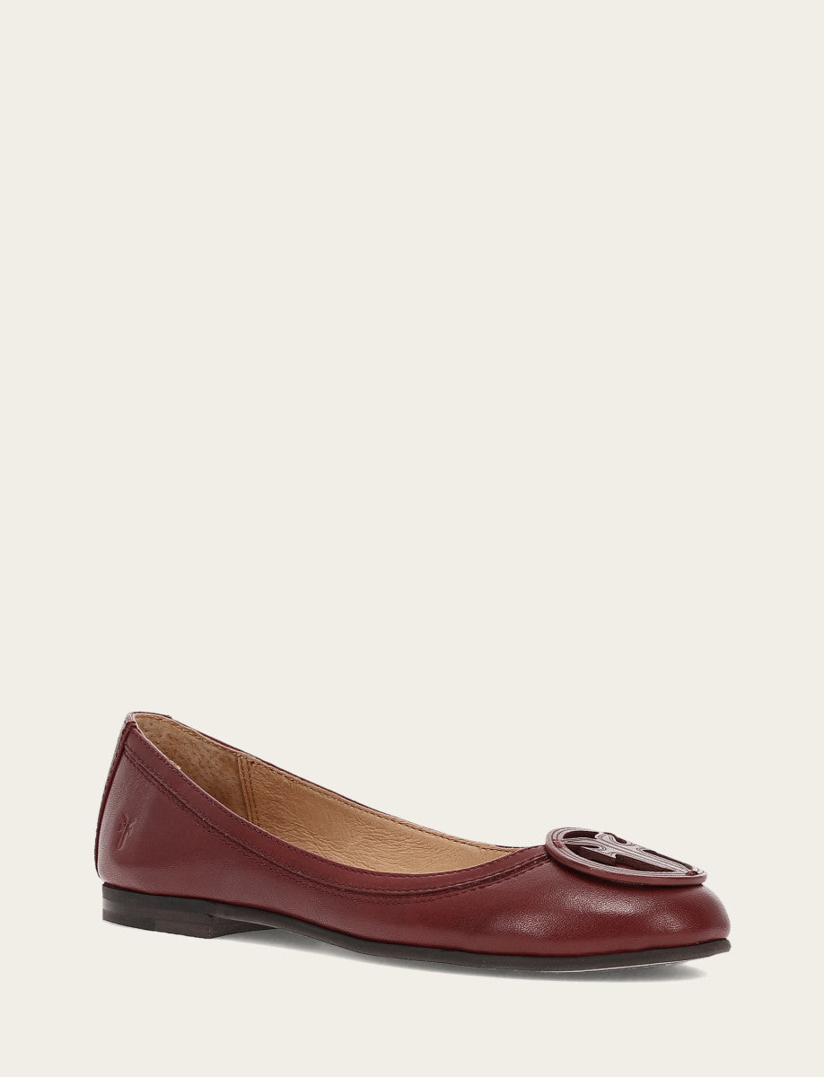 Women's Cranberry Carson Logo Ballet Shoe