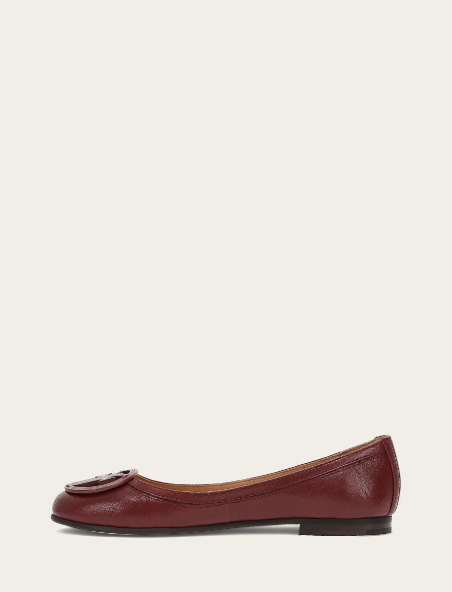 Women's Cranberry Carson Logo Ballet Shoe