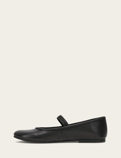 Women's Black Emma Elastic Mary Jane Shoe