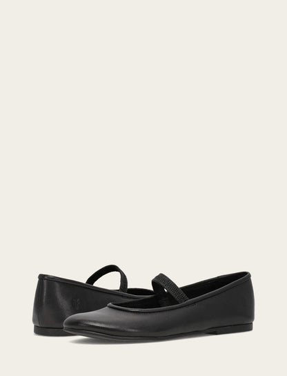 Women's Black Emma Elastic Mary Jane Shoe