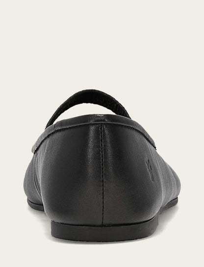 Women's Black Emma Elastic Mary Jane Shoe
