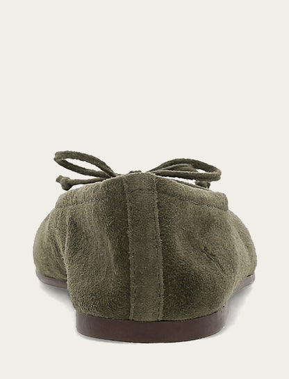 Women's Dark Olive Emma Ballet Shoe