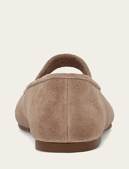 Women's Dark Taupe Emma Elastic Mary Jane Shoe