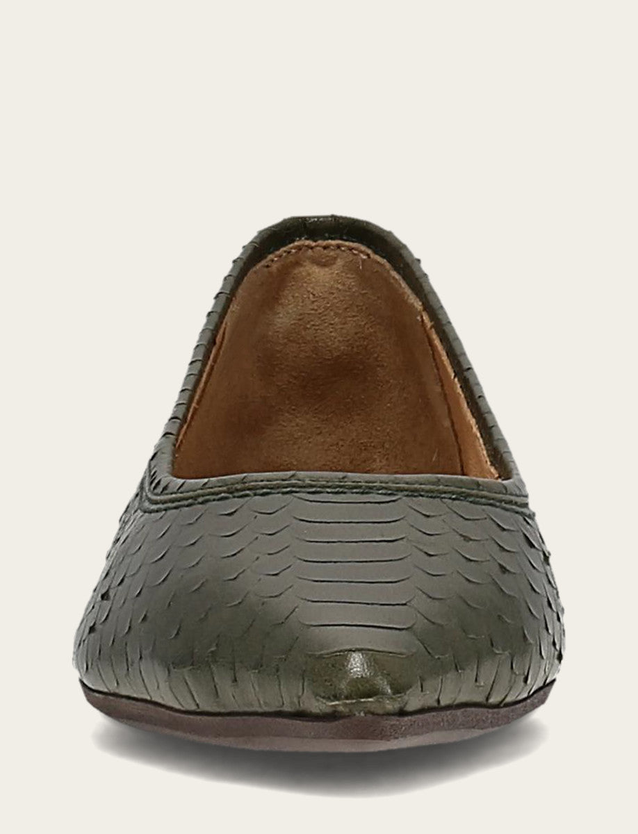 Women's Dark Olive Heather Ballet Shoe
