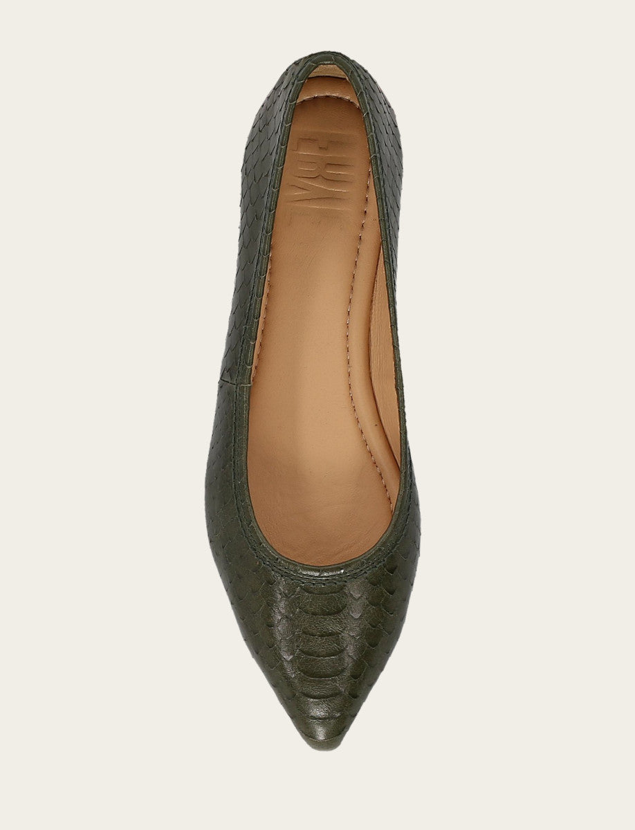 Women's Dark Olive Heather Ballet Shoe