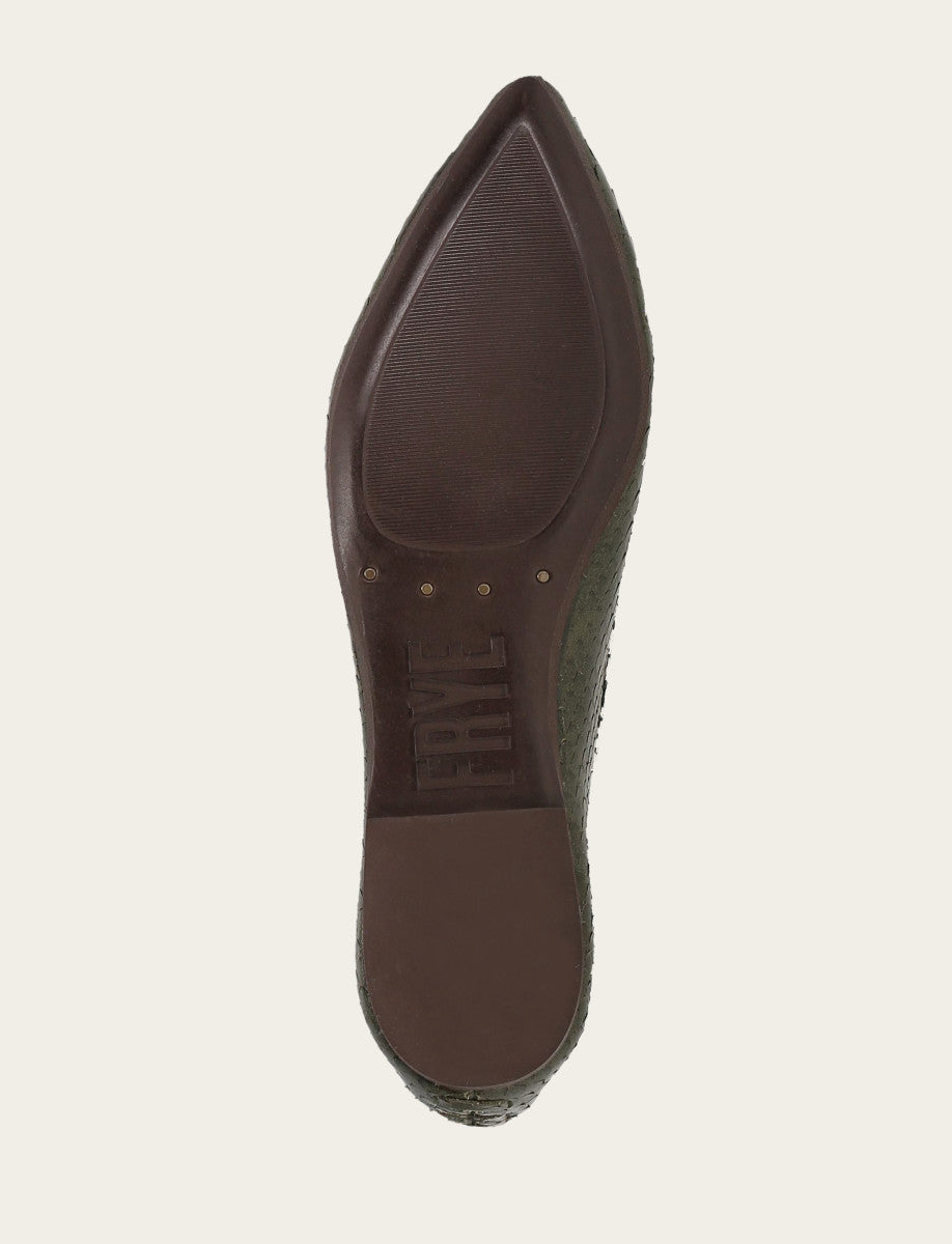Women's Dark Olive Heather Ballet Shoe