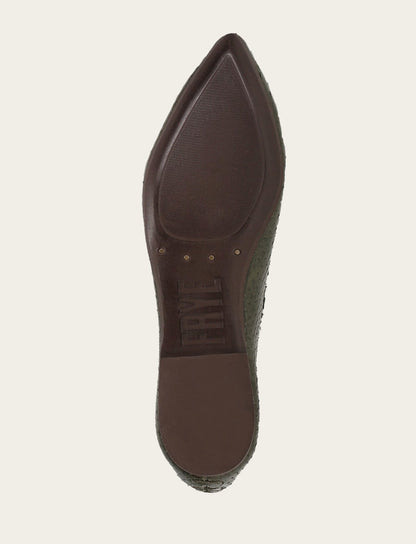 Women's Dark Olive Heather Ballet Shoe