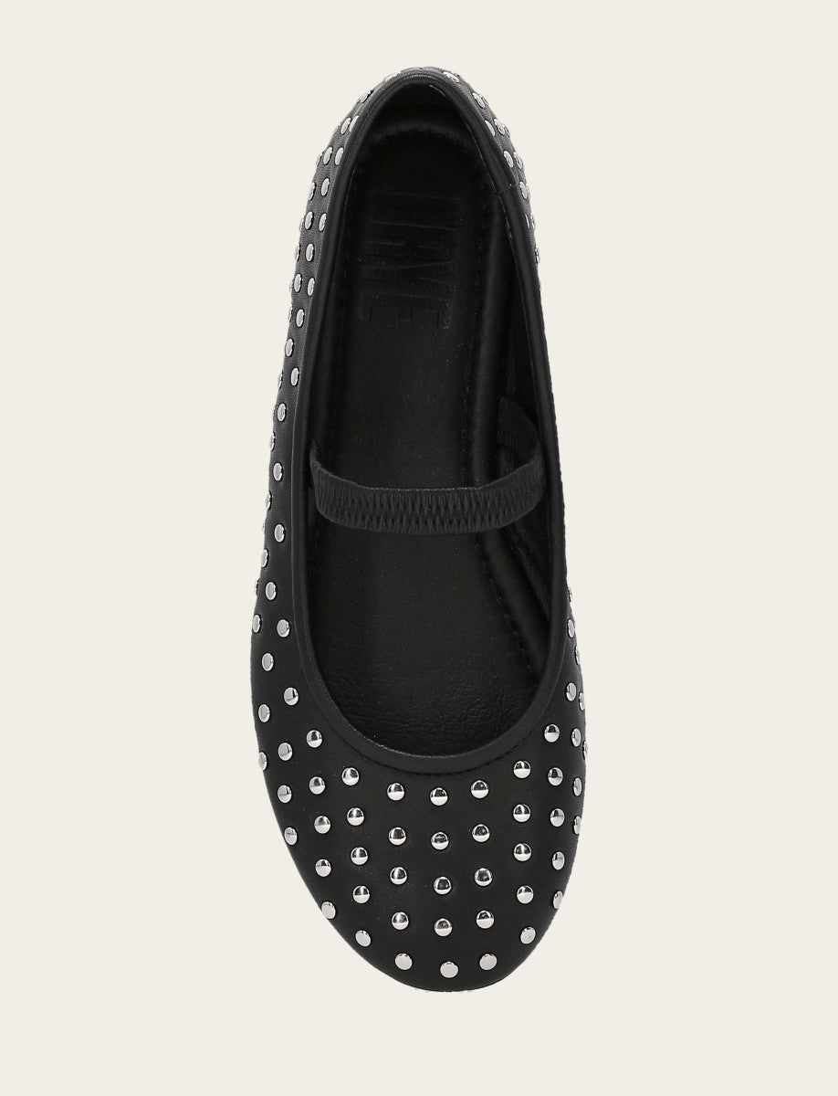 Women's Black Emma Studded Mary Jane Shoe