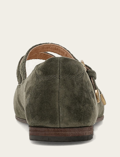 Women's Dark Olive Carson Multi Mary Jane Shoe